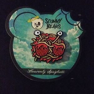 Heavenly Spaghetti Lapel Pin